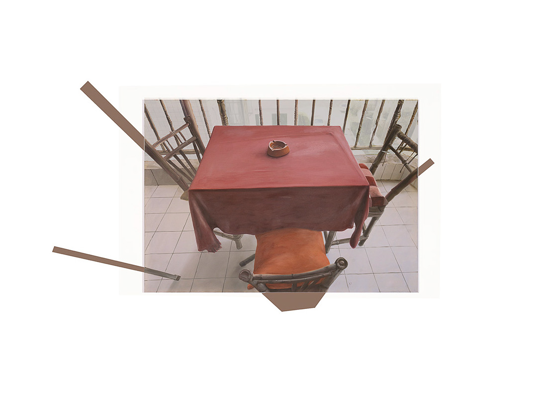 Ein Nachmittag geht in den Raum